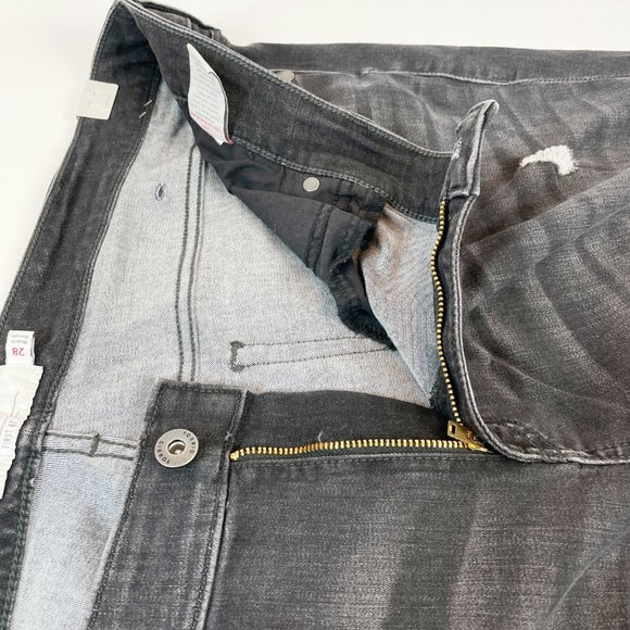 Torrid Denim Shorts Black Distressed Raw Hem 28 - Picture 4 of 7